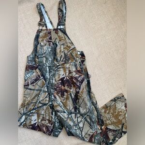 Camo Overalls youth 16 or women’s xs small